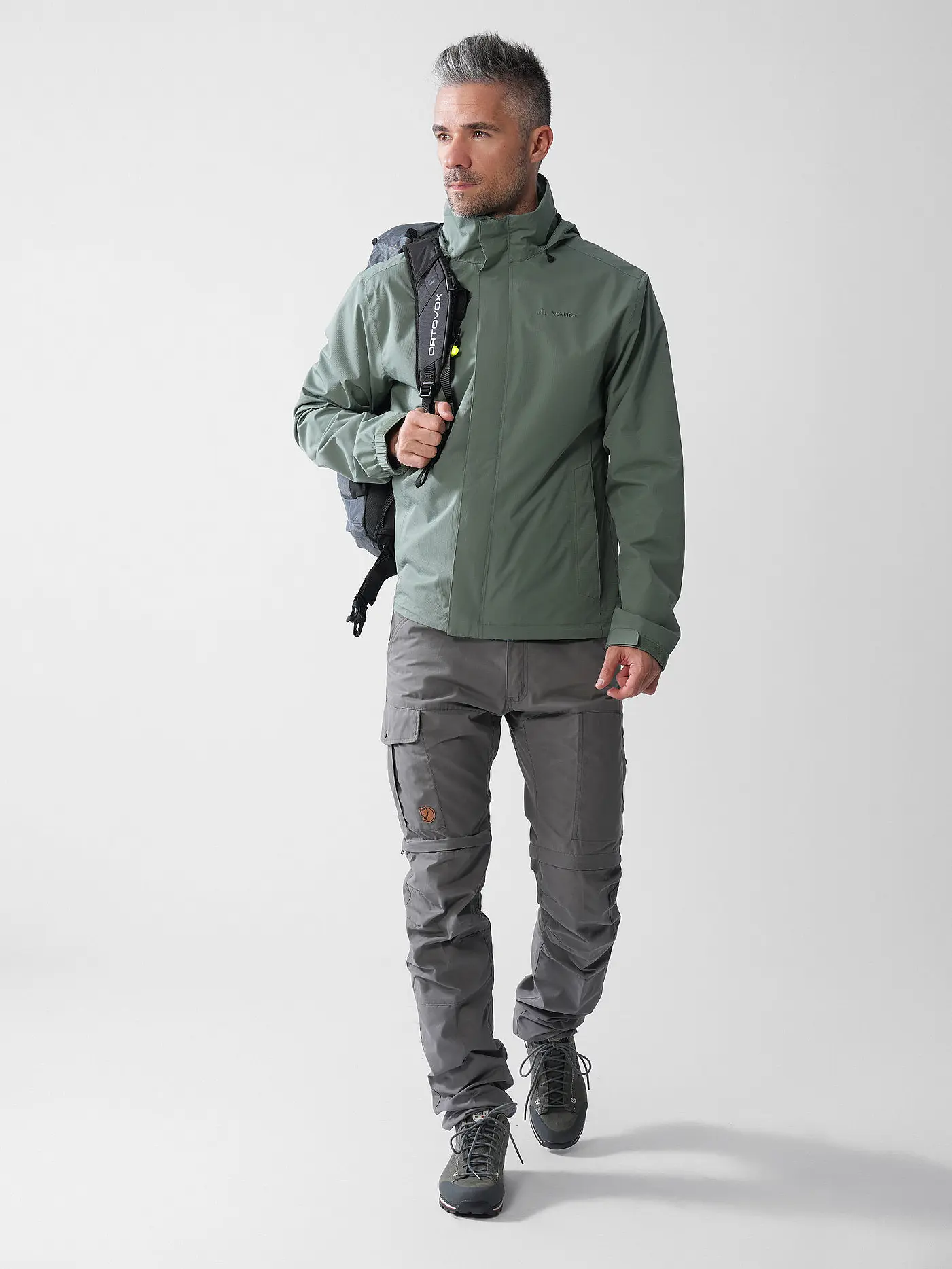 VAUDE | Herren Regenjacke Escape Light | dunkelgrün